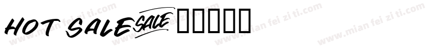 HOT SALE字体转换